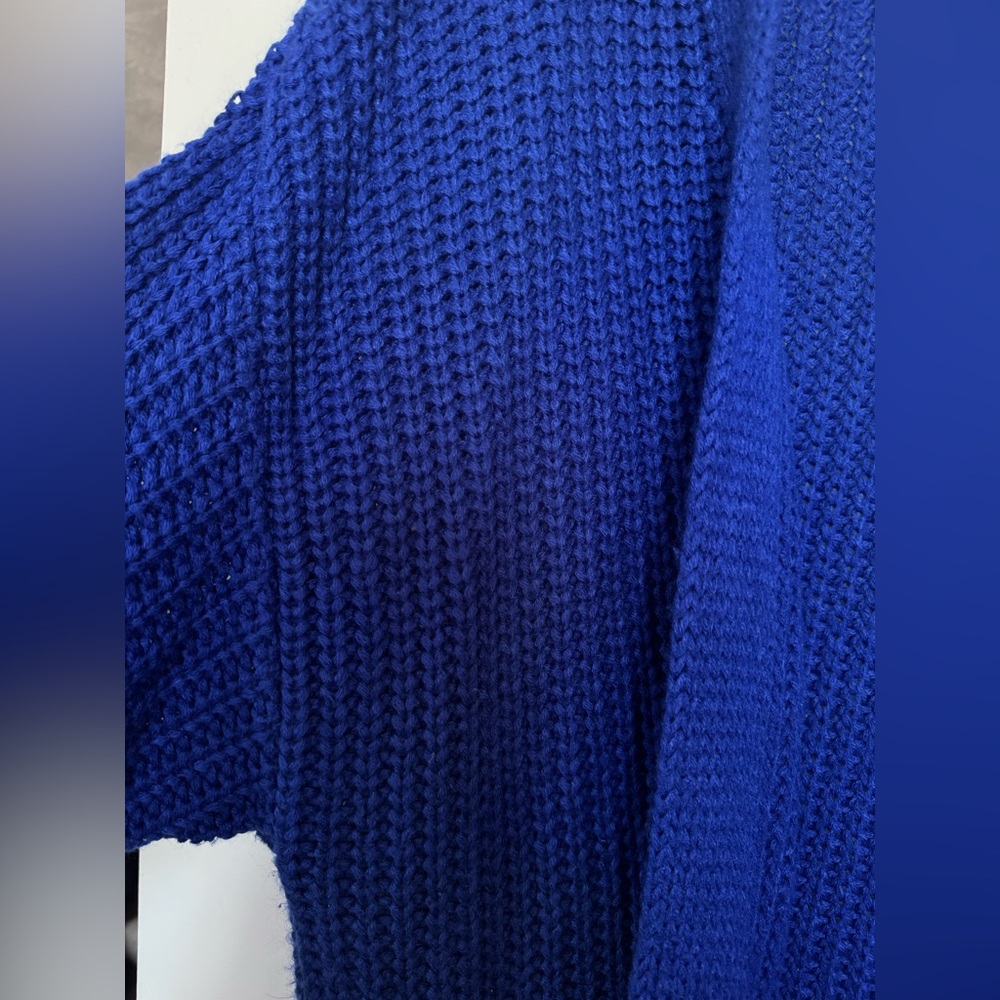 Blue Women's Cardigan - Picture 6 of 6